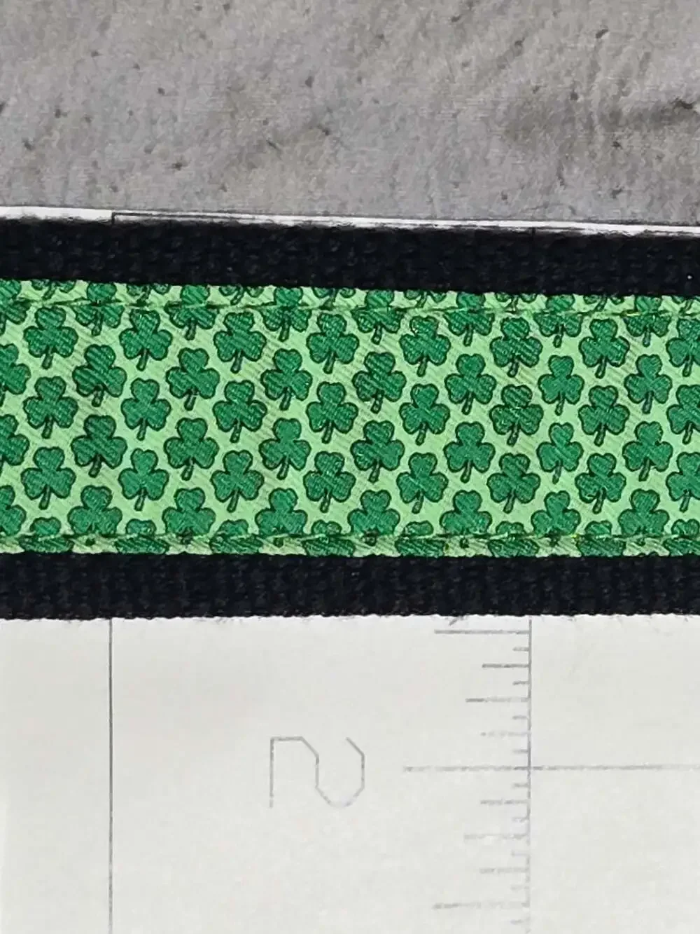 Vineyard Vines St. Patrick's Day Clover/Shamrock Green Leather Golf Ribbon Belt